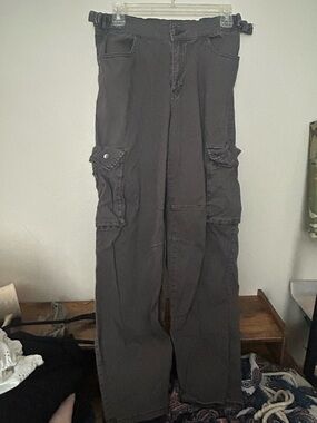 wild fable Women's Cargo Pants in Charcoal Size Small